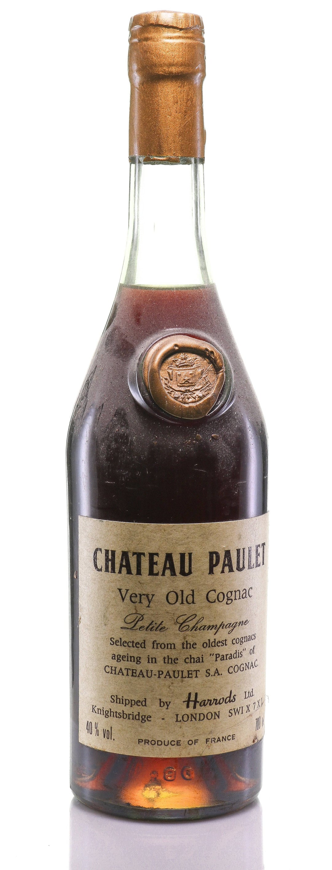 Cognac Chateau Paulet Very Old Petite Champagne - LegendaryVintages