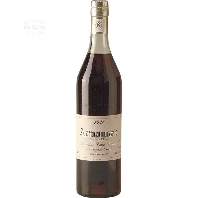 Armagnac 1934 Domaine Cave Frères - LegendaryVintages