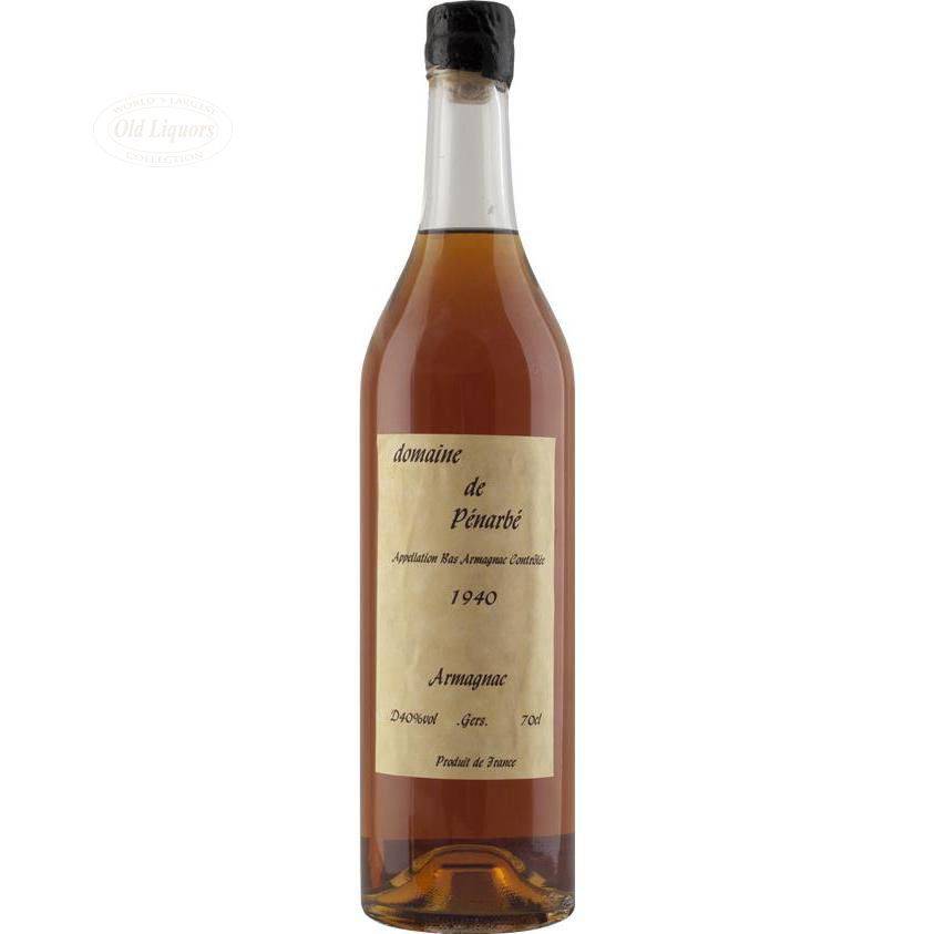 Armagnac 1940 Domaine de Pénarbé - LegendaryVintages