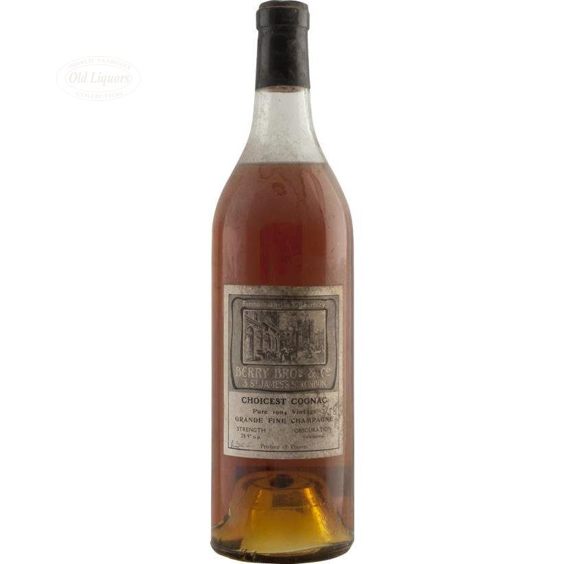 Cognac 1904 Berry Brothers Rudd Fine Champagne SKU 4676