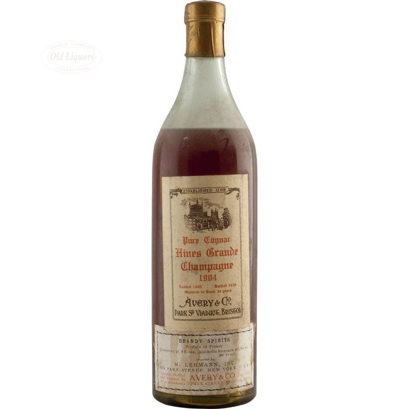 Cognac 1904 Hine Avery SKU 4415