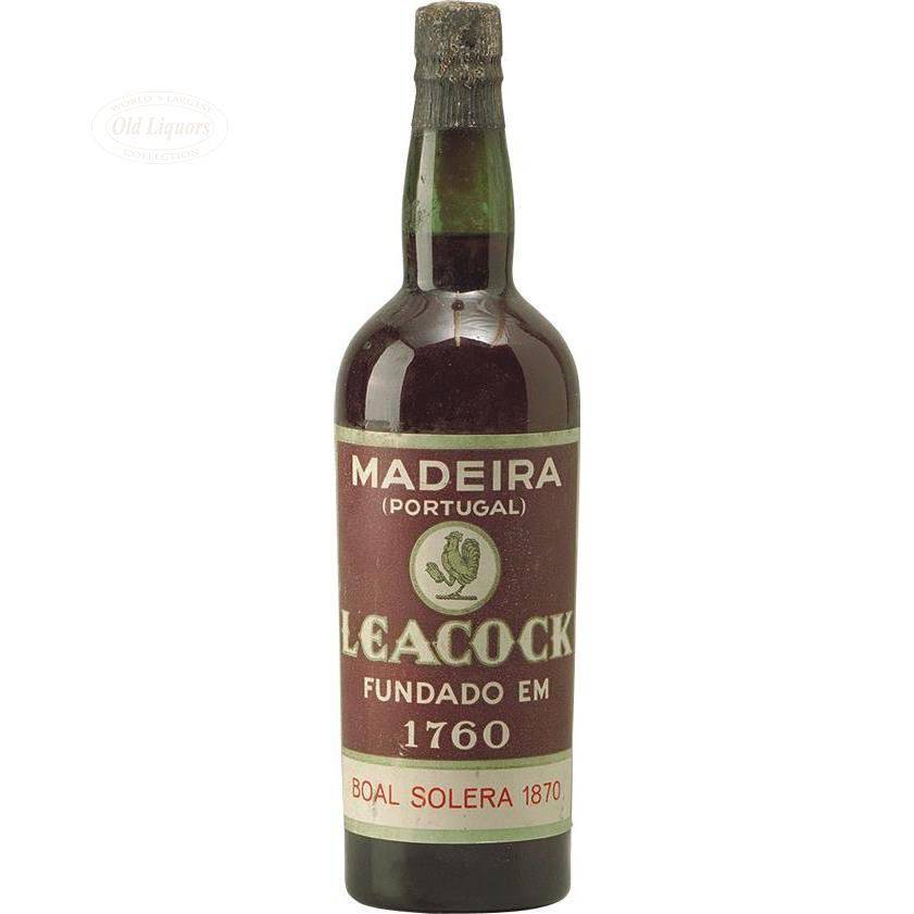 Madeira 1870 Leacock's Bual Solera - LegendaryVintages