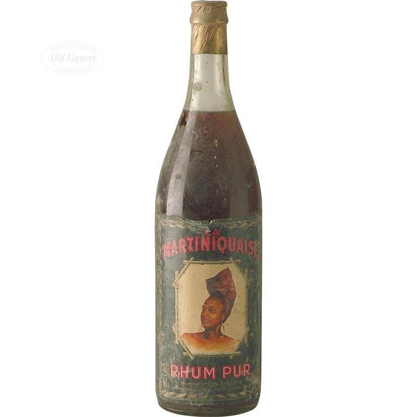 Rum Pur La Martiniquaise 1940s - LegendaryVintages