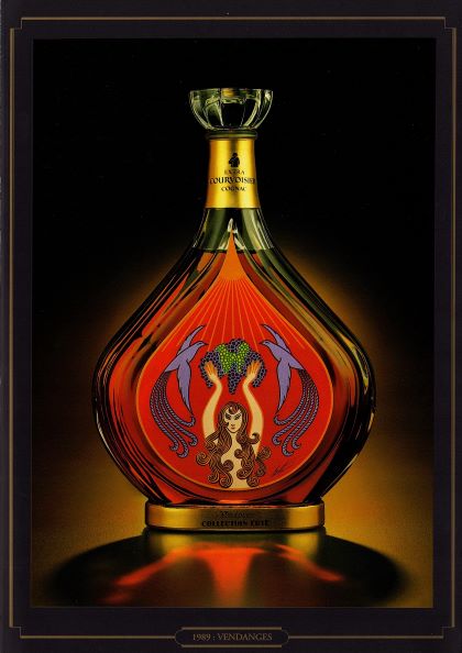 Cognac Courvoisier Erté Collection No.1-8 - legendaryvintages