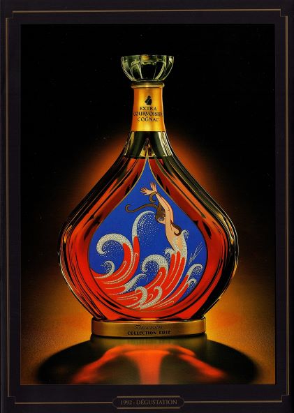 Cognac Courvoisier Erté Collection No.1-8 - legendaryvintages