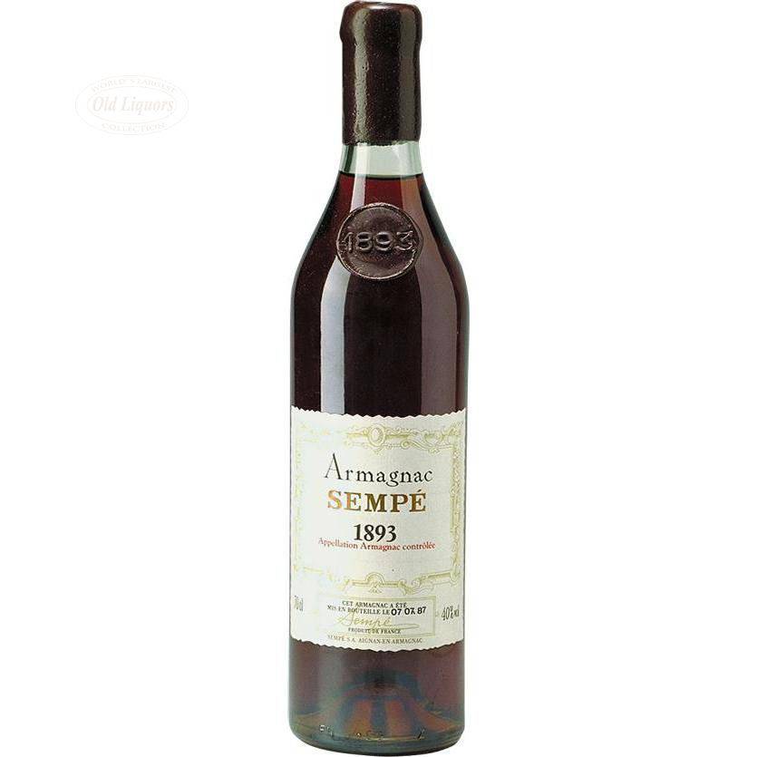 1893 Sempe Vintage Armagnac - LegendaryVintages